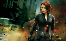 scarlett johansson actress black widow natasha romanoff the avengers movie 1920x1200 wallpaper 